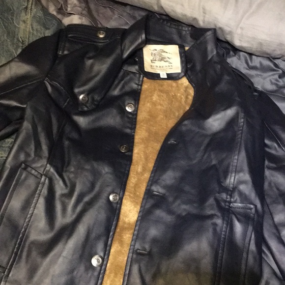 burberry navy blue jacket